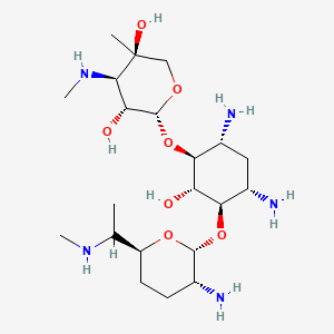 molecular formula C21H43N5O7 B10783962 Gentamycin C1 CAS No. 287730-69-2
