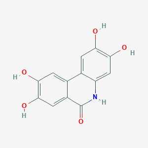 molecular formula C13H9NO5 B10784014 Phenanthridinone deriv. 5a 