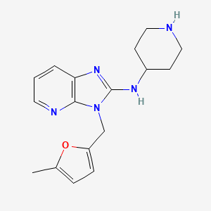 molecular formula C17H21N5O B10784081 Noberastine CAS No. 111922-05-5