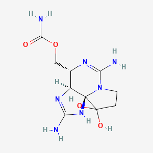 molecular formula C10H17N7O4 B10784126 Saxitoxin CAS No. 73603-72-2