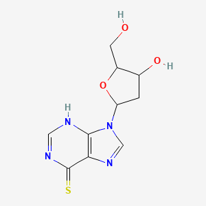 molecular formula C10H12N4O3S B10784190 Inosine, 2'-deoxy-6-thio- CAS No. 2946-46-5