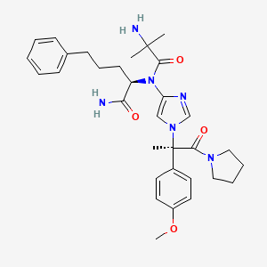 molecular formula C32H42N6O4 B10784221 YM2Web5S6A CAS No. 220541-10-6
