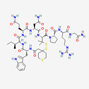 molecular formula C51H77N15O11S3 B10784238 Antag III CAS No. 161185-17-7