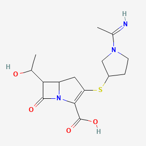 molecular formula C15H21N3O4S B10784246 Panipenam 