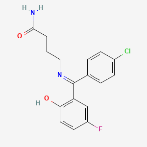 molecular formula C17H16ClFN2O2 B10784316 Progabide CAS No. 104880-78-6