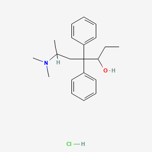 molecular formula C21H30ClNO B10784321 Dimepheptanol hydrochloride CAS No. 23164-36-5