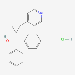 molecular formula C21H20ClNO B10784329 Cyprolidol hydrochloride CAS No. 2364-72-9