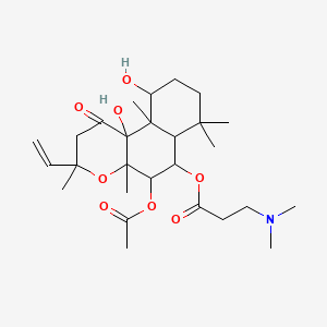 molecular formula C27H43NO8 B10784344 Colforsin dapropate 