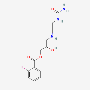 molecular formula C15H22FN3O4 B10784356 Flestolol CAS No. 100511-22-6