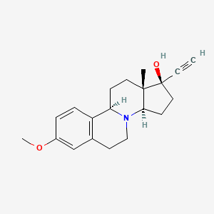 molecular formula C20H25NO2 B10784377 Estrazinol CAS No. 5941-36-6