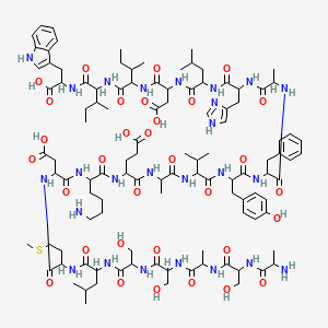 molecular formula C109H163N25O32S B10784442 [Ala1,3,11,15]-Endothelin (53-63) 