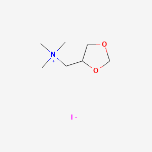 molecular formula C7H16INO2 B10784445 Oxapropanium iodide CAS No. 21795-55-1