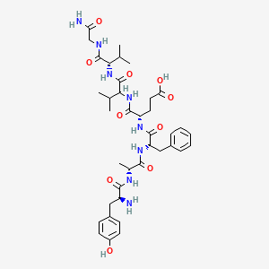 molecular formula C38H54N8O10 B10784454 Delt II CAS No. 122752-16-3