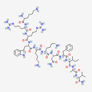 molecular formula C68H113N23O12 B10784466 Krrwkknfia V 