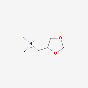 molecular formula C7H16NO2+ B10784596 Oxapropanium CAS No. 92981-69-6
