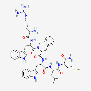 molecular formula C49H66N12O6S B10784619 Rwfwlm 