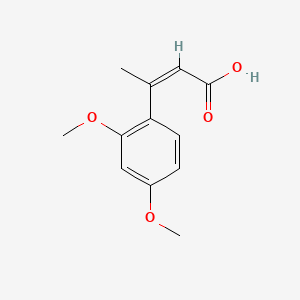 molecular formula C12H14O4 B10784627 Dimecrotate CAS No. 54283-64-6
