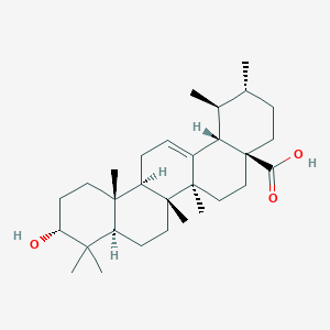 molecular formula C30H48O3 B107847 3-Epiursolic acid 