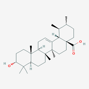 molecular formula C30H48O3 B107847 3-Epiursolic acid CAS No. 989-30-0
