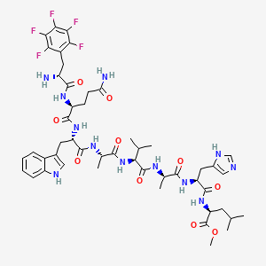 molecular formula C49H63F5N12O10 B10784715 BIM-26226 