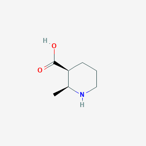 molecular formula C7H13NO2 B010785 (2S,3S)-2-methylpiperidine-3-carboxylic acid CAS No. 110287-65-5