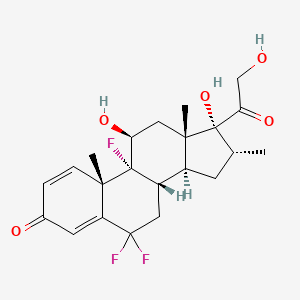 molecular formula C22H27F3O5 B10785108 Cormethasone CAS No. 35135-68-3