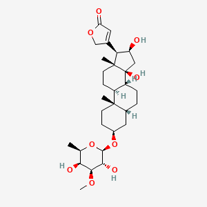 molecular formula C30H46O9 B10785143 Strospeside CAS No. 109279-30-3