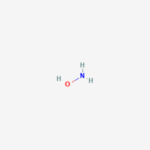 molecular formula H3NO<br>H3NO<br>NH2OH B10785793 Hydroxylamine CAS No. 13408-29-2
