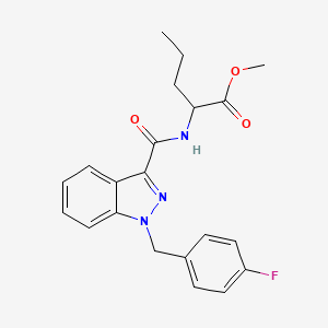 molecular formula C21H22FN3O3 B10786007 Mep-fubinaca 