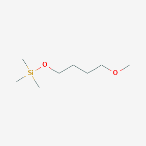 molecular formula C8H20O2Si B107863 4-Methoxybutoxy(trimethyl)silane CAS No. 16654-44-7