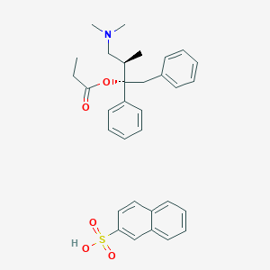 molecular formula C32H37NO5S B107865 Propoxyphene napsylate CAS No. 17140-78-2
