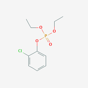 molecular formula C10H14ClO4P B107866 Phosphoric acid, o-chlorophenyl diethyl ester CAS No. 16462-86-5