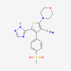 molecular formula C18H17N5O3S2 B10786614 Pfe-pkis 35 