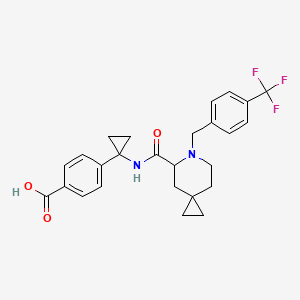 molecular formula C26H27F3N2O3 B10787048 (R)-Vorbipiprant CAS No. 1417742-86-9