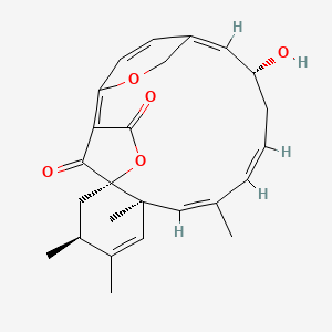 molecular formula C25H28O5 B10787083 Spirohexenolide A 