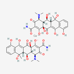 molecular formula C44H46CaN4O18 B10787090 Oxytetracycline calcium 