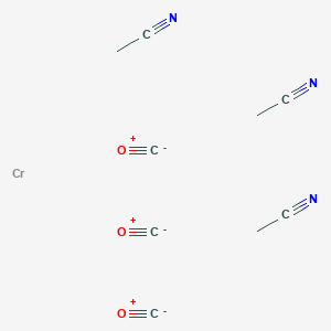 molecular formula C9H9CrN3O3 B107872 Tris(acetonitrile)tricarbonylchromium(0) CAS No. 16800-46-7