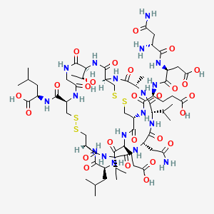 molecular formula C65H104N18O26S4 B10787436 Dolcanatide CAS No. 1092457-65-2