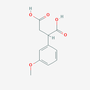 molecular formula C11H12O5 B107875 2-(3-甲氧基苯基)琥珀酸 CAS No. 15378-02-6