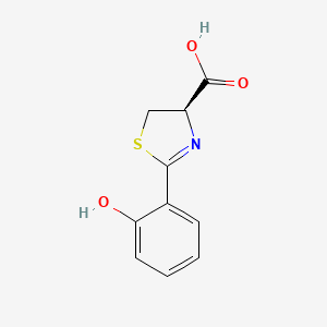 molecular formula C10H9NO3S B10787630 (+)-(R)-Dihydroaeruginoic Acid 