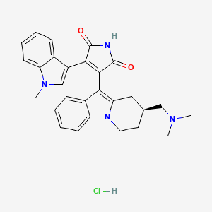 molecular formula C28H29ClN4O2 B10787716 Ro 32-0432 hydrochloride 