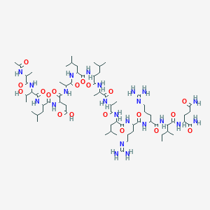 molecular formula C69H124N22O19 B10787821 NTR 368 