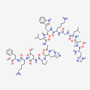 molecular formula C72H104N20O17 B10787882 [SER140]-PLP(139-151) 