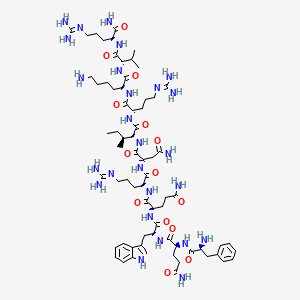 molecular formula C69H112N26O14 B10787963 KLF11 Human Pre-designed siRNA Set A 
