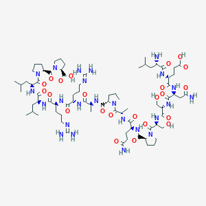 molecular formula C76H128N24O23 B10788187 BigLEN(rat) TFA 