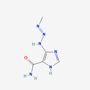 molecular formula C5H8N6O B10788305 MTIC CAS No. 1232679-56-9
