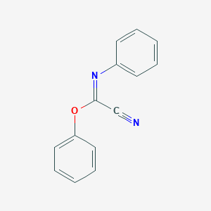 molecular formula C14H10N2O2 B107888 Phenyl phenylcarbonocyanidimidate CAS No. 19245-25-1