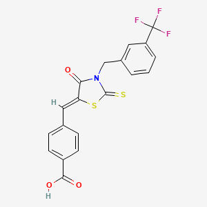 molecular formula C19H12F3NO3S2 B10788862 CY-09 