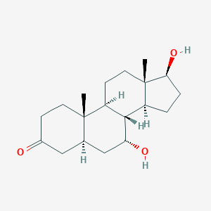 molecular formula C19H30O3 B107890 7alpha,17beta-Dihydroxy-5alpha-androstan-3-one CAS No. 18529-67-4