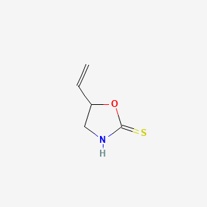 molecular formula C5H7NOS B10789275 (+-)-Goitrin CAS No. 13997-13-2